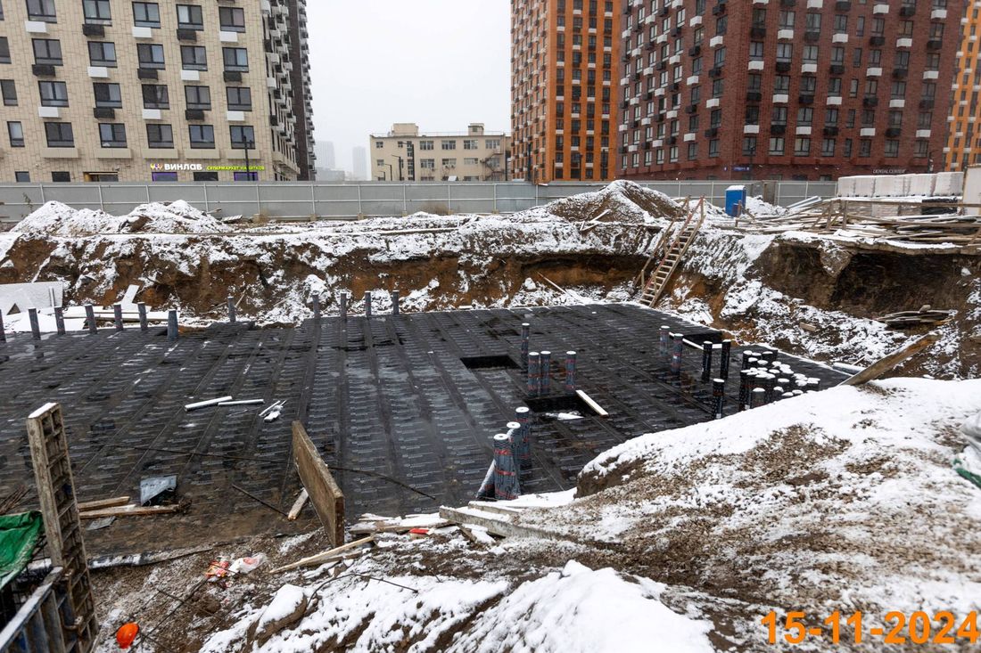 Ход строительства ЖК «Волжский парк» за Ноябрь 2024 г., фото №1