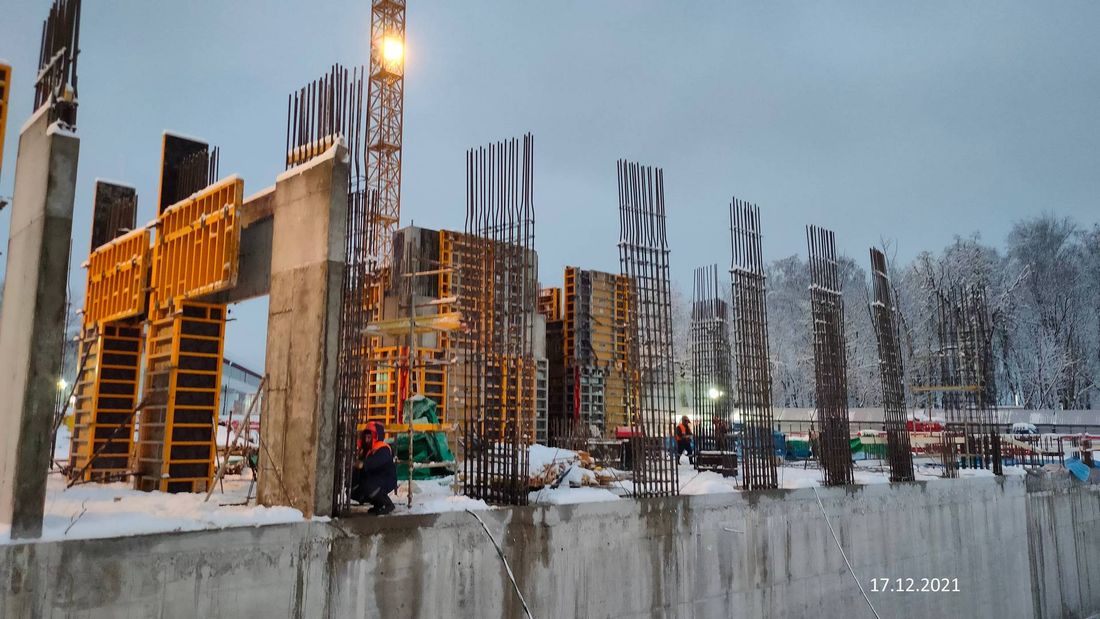 Ход строительства ЖК «Михалковский» за Декабрь 2021 г., фото №1