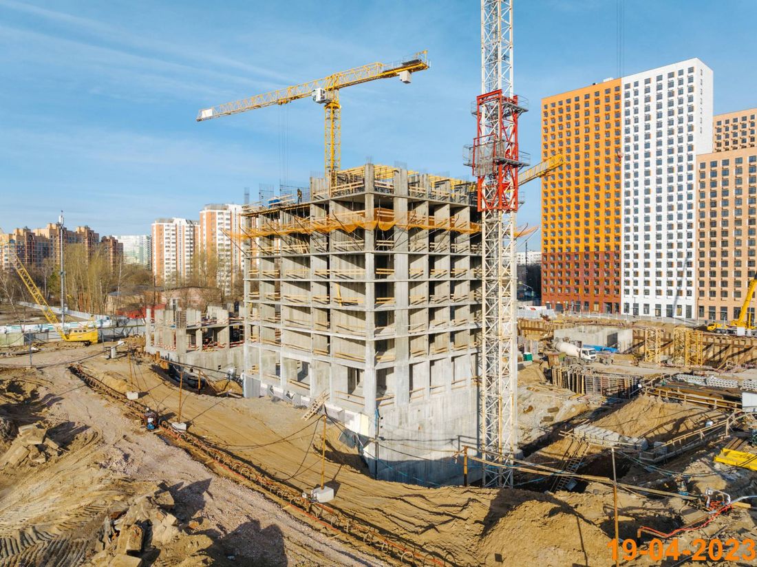 Ход строительства ЖК «Кольская 8» за Апрель 2023 г., фото №1