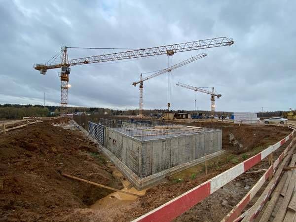 Ход строительства ЖК «Середневский лес» за Октябрь 2020 г., фото №1