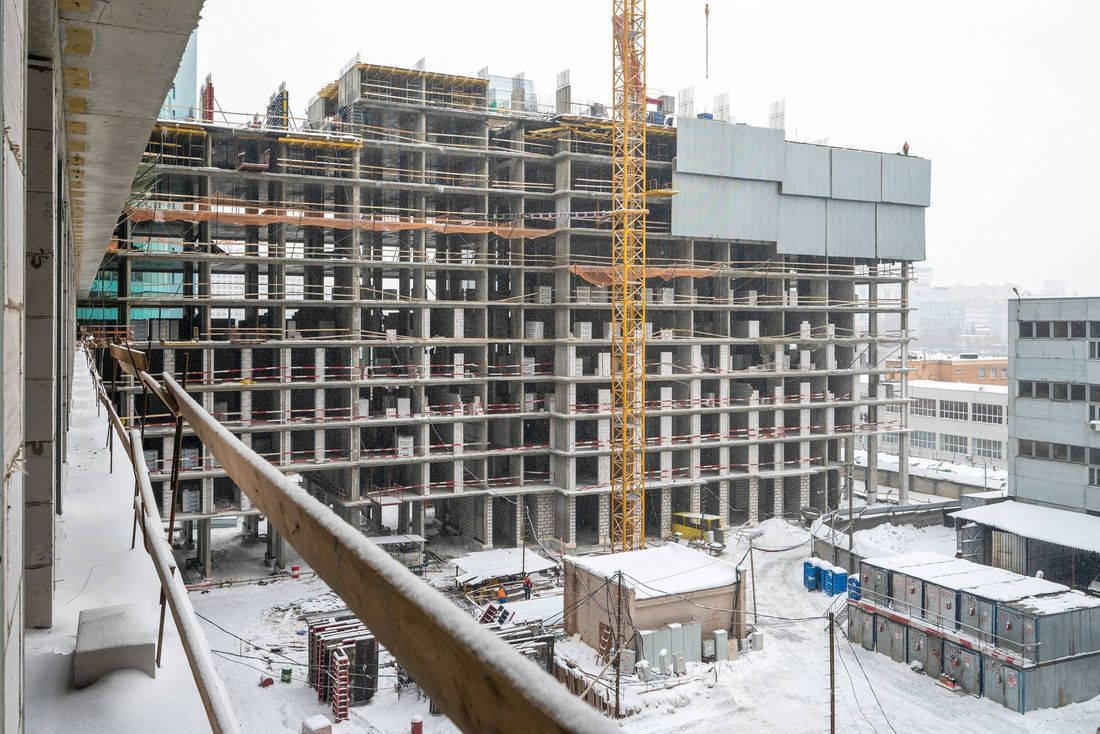 Ход строительства ЖК «Наметкин Тауэр» за Февраль 2024 г., фото №1