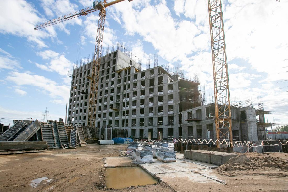 Ход строительства ЖК «Квартал Румянцево» за Июль 2023 г., фото №1