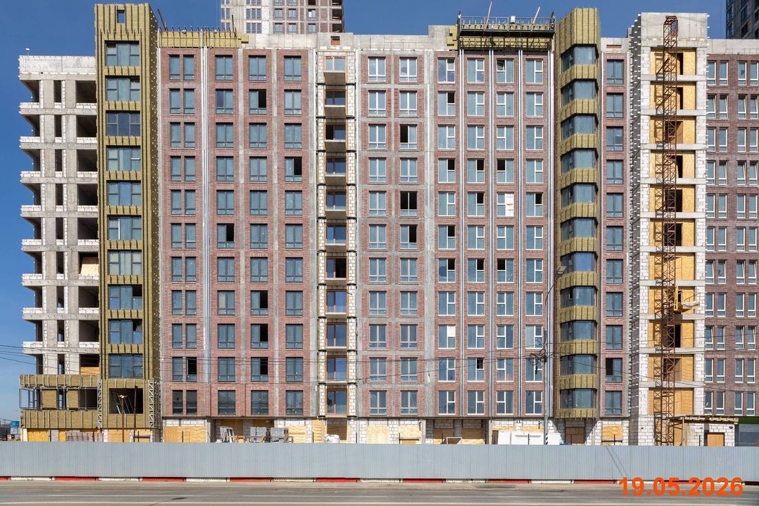 Ход строительства ЖК «Москворечье» за Май 2026 г., фото №1