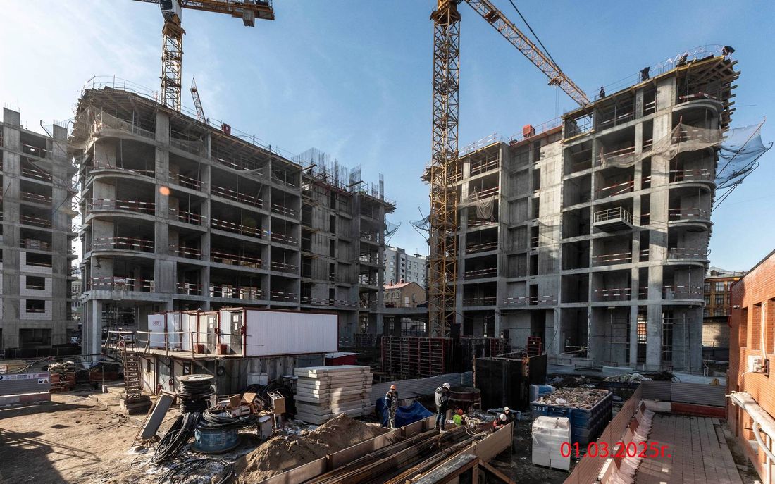 Ход строительства ЖК «Дом 56» за Март 2025 г., фото №1