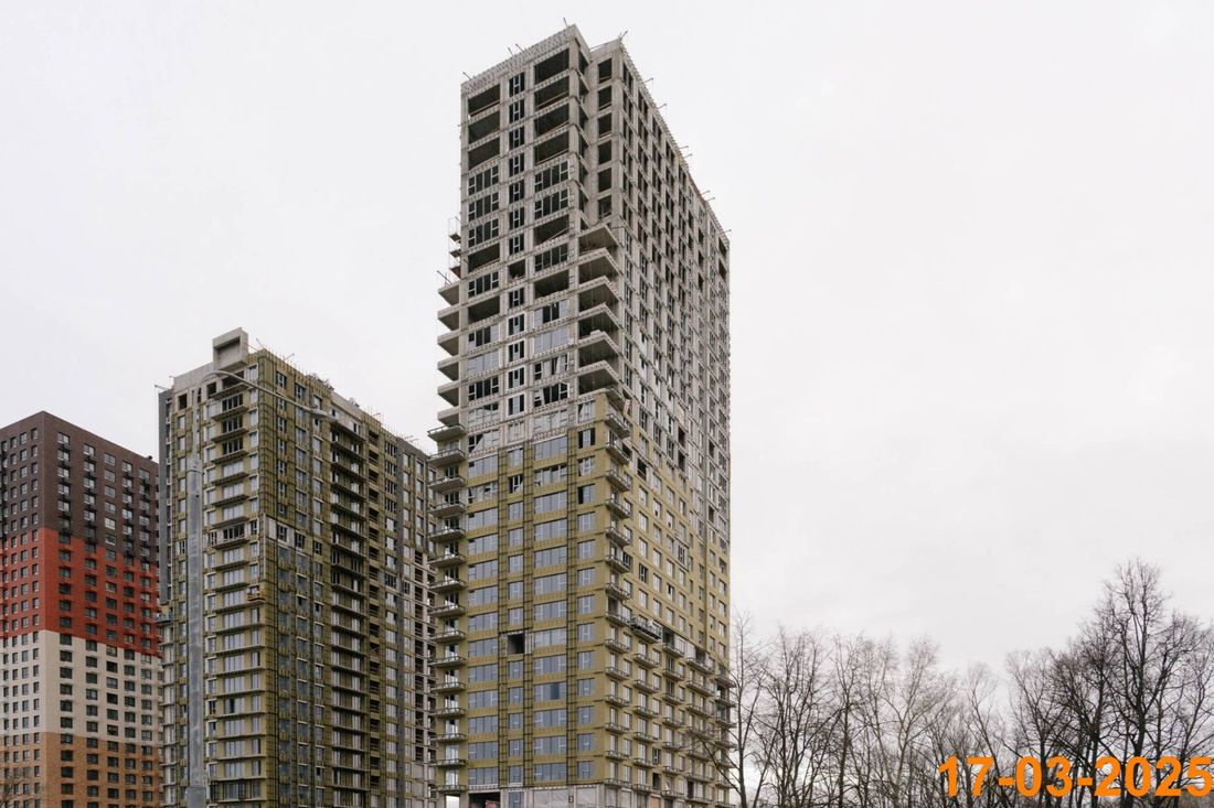Ход строительства ЖК «Кутузовский квартал» за Март 2025 г., фото №1