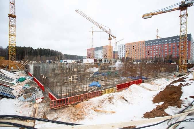 Ход строительства ЖК «Середневский лес» за Март 2021 г., фото №1