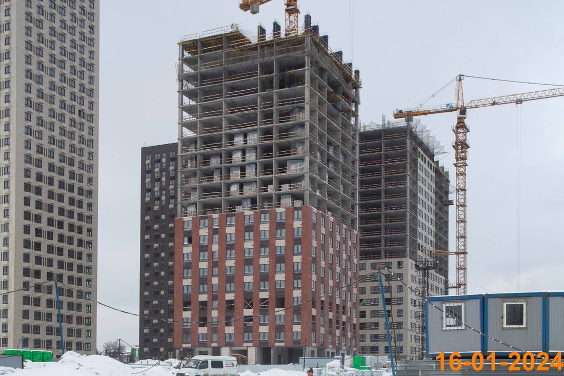 Ход строительства ЖК «Кавказский бульвар 51» за Январь 2024 г., фото №1