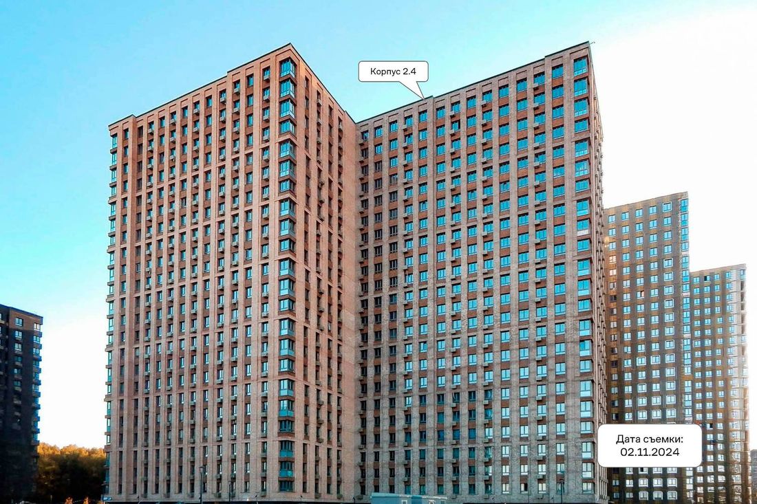 Ход строительства ЖК «Тропарево Парк» за Ноябрь 2024 г., фото №1
