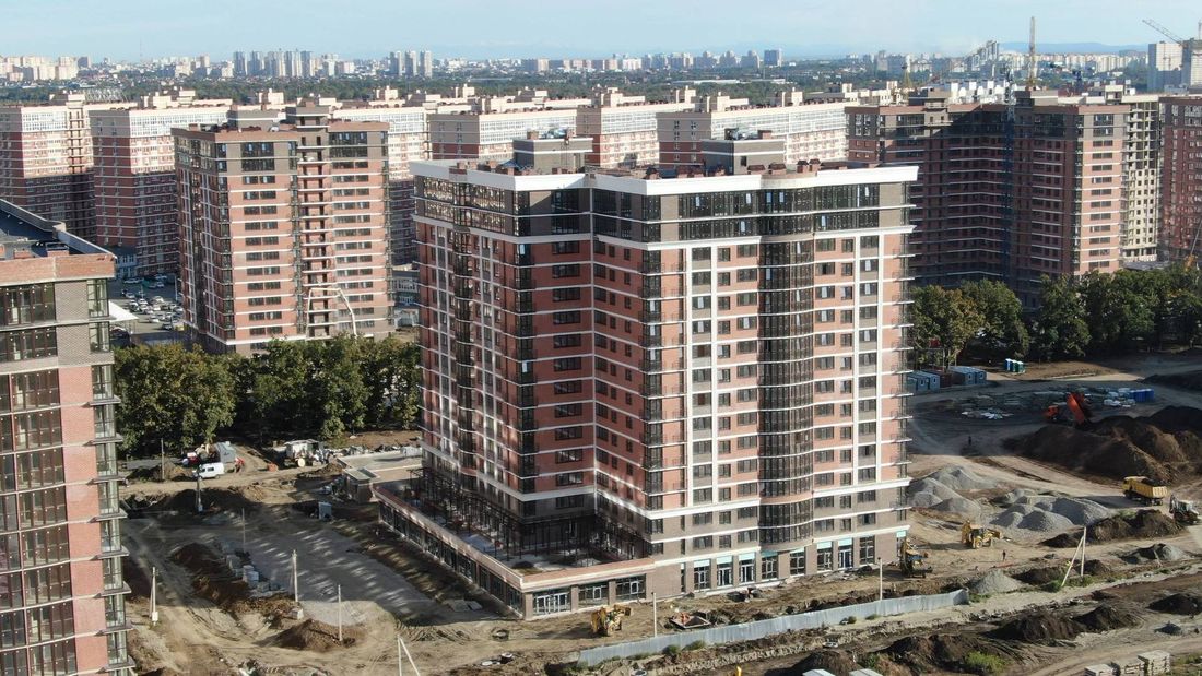 Ход строительства ЖК «Самолёт» за Сентябрь 2022 г., фото №1