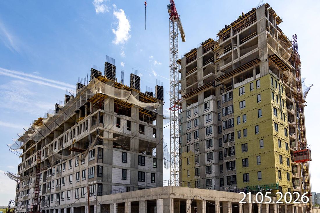 Ход строительства ЖК «Южные сады» за Май 2026 г., фото №1