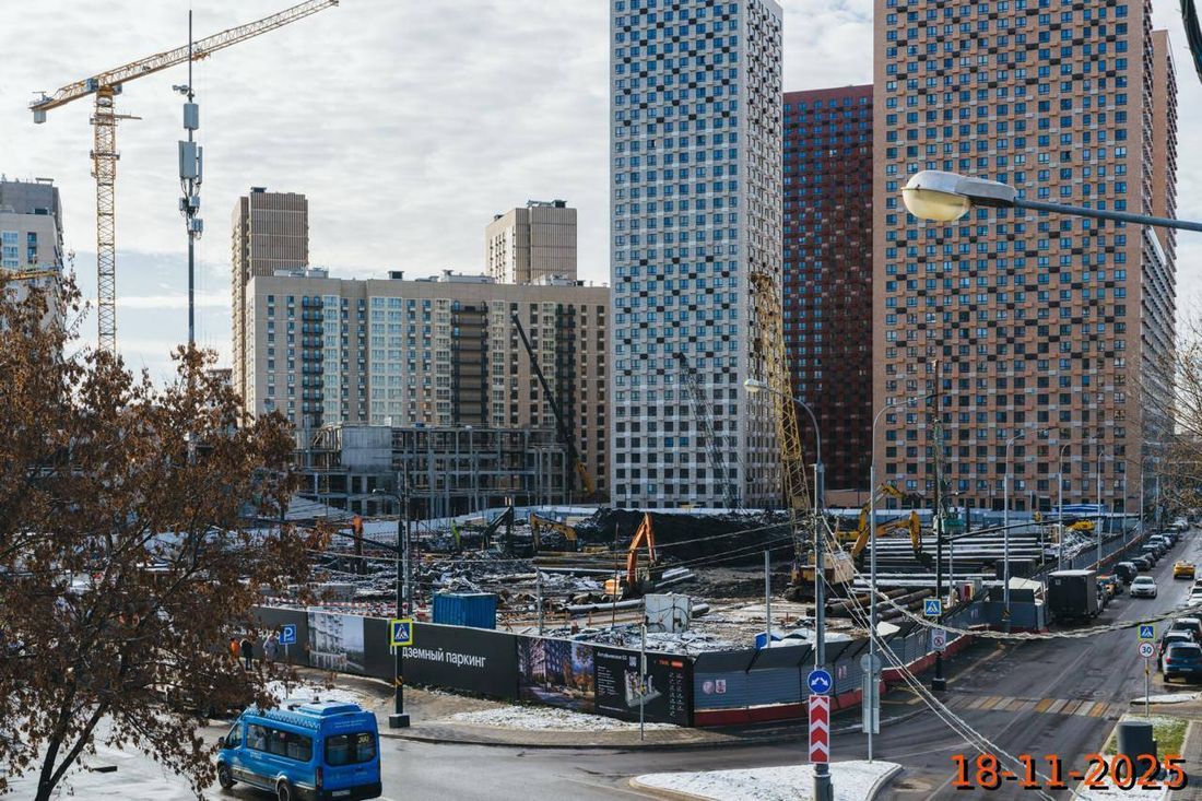 Ход строительства ЖК «Алтуфьевское 53» за Ноябрь 2025 г., фото №1