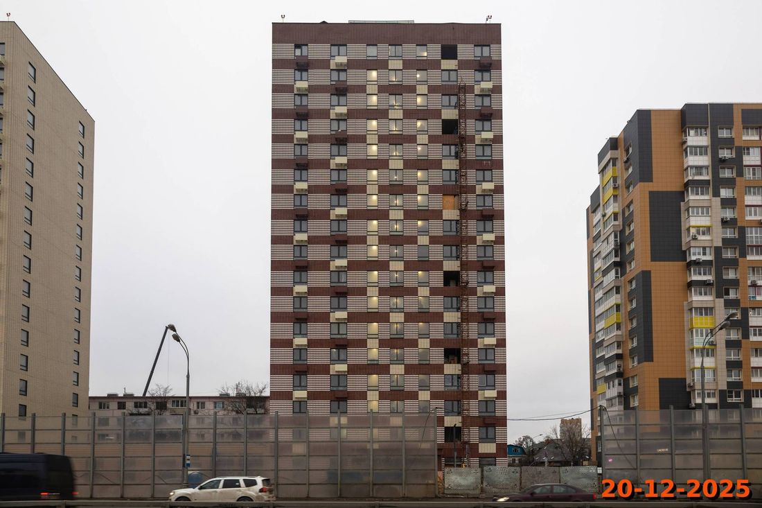 Ход строительства ЖК «Юнино» за Декабрь 2025 г., фото №1