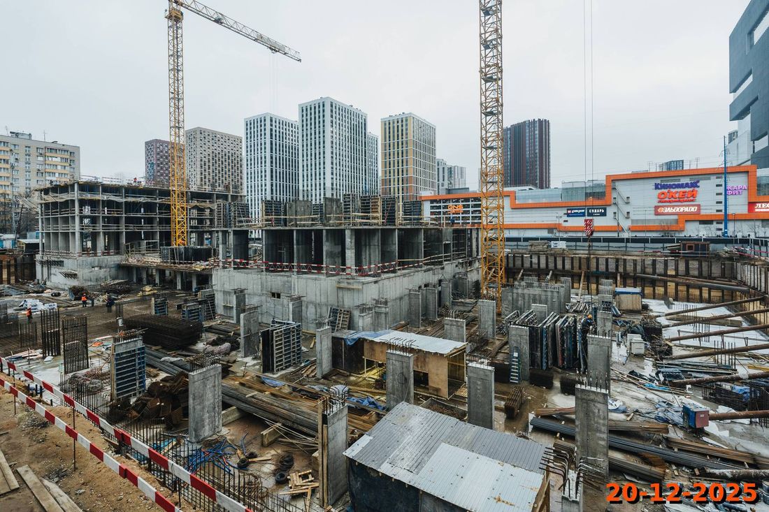 Ход строительства ЖК «Кронштадтский 9» за Декабрь 2025 г., фото №1
