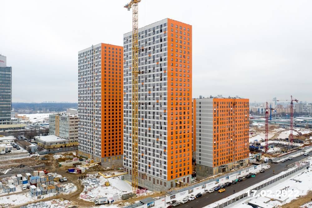 Ход строительства ЖК «Амурский парк» за Февраль 2022 г., фото №1