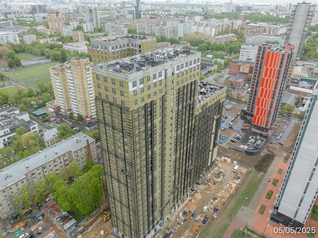 Ход строительства ЖК «Семеновский парк 2» за Май 2025 г., фото №1