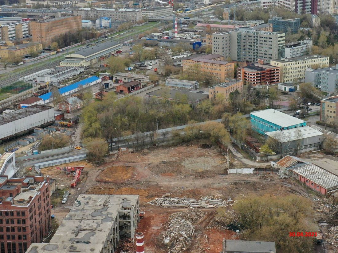Ход строительства ЖК «Михалковский» за Апрель 2021 г., фото №1