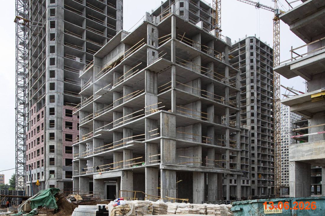 Ход строительства ЖК «Кавказский бульвар 51» за Июнь 2026 г., фото №1