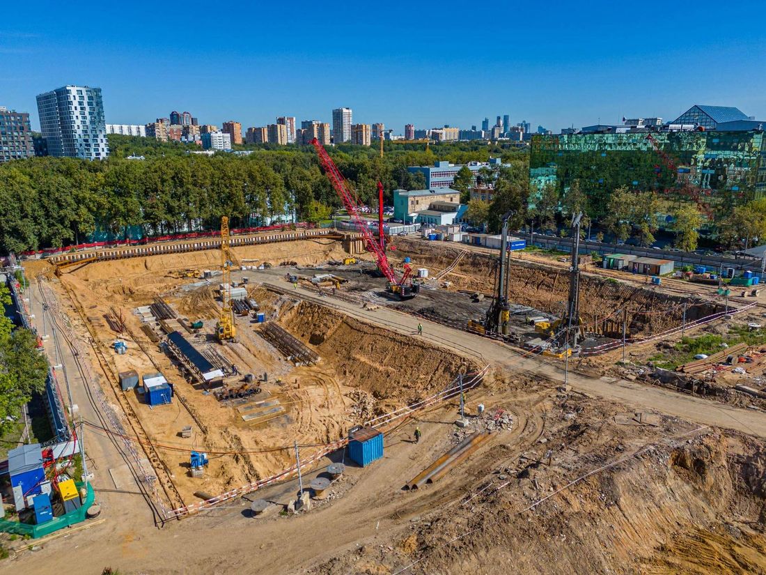 Ход строительства ЖК «Сет» за Август 2024 г., фото №1