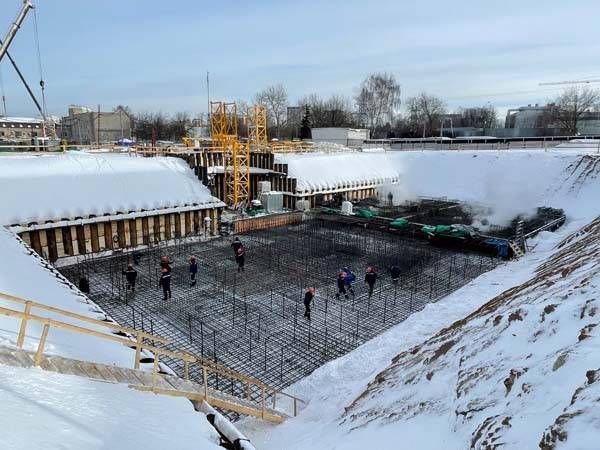 Ход строительства ЖК «Второй Нагатинский» за Февраль 2021 г., фото №1