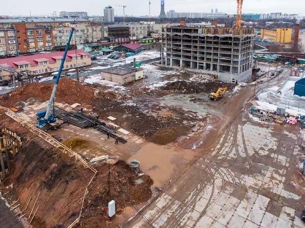 Ход строительства ЖК «Руставели 14» за Март 2021 г., фото №1