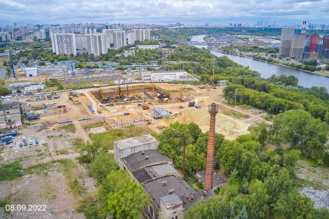 Ход строительства ЖК «Вейв» за Сентябрь 2022 г., фото №1