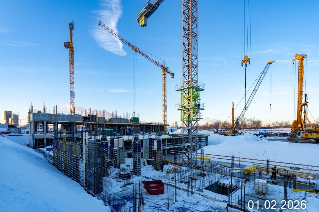 Ход строительства ЖК «Адмирал» за Февраль 2026 г., фото №1