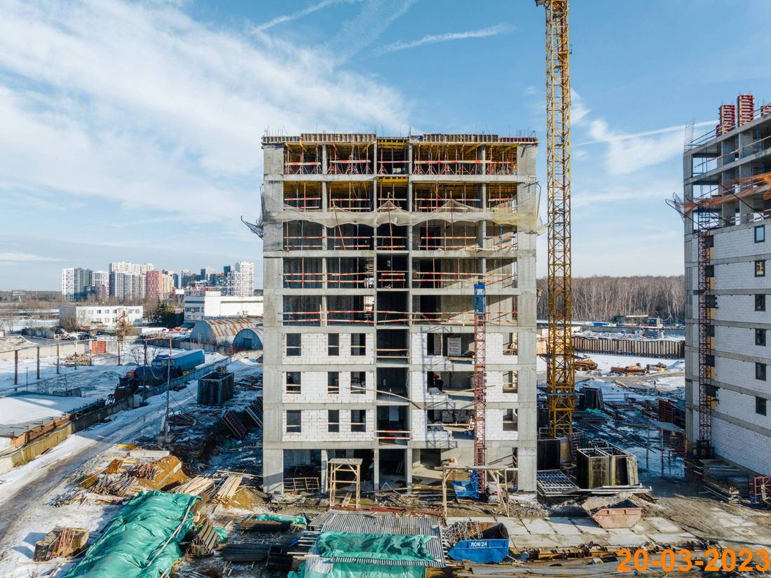Ход строительства ЖК «Полар» за Март 2023 г., фото №1