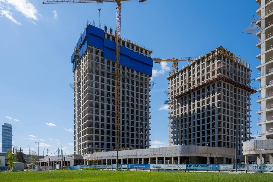 Ход строительства ЖК «МИРАПОЛИС» за Май 2025 г., фото №1