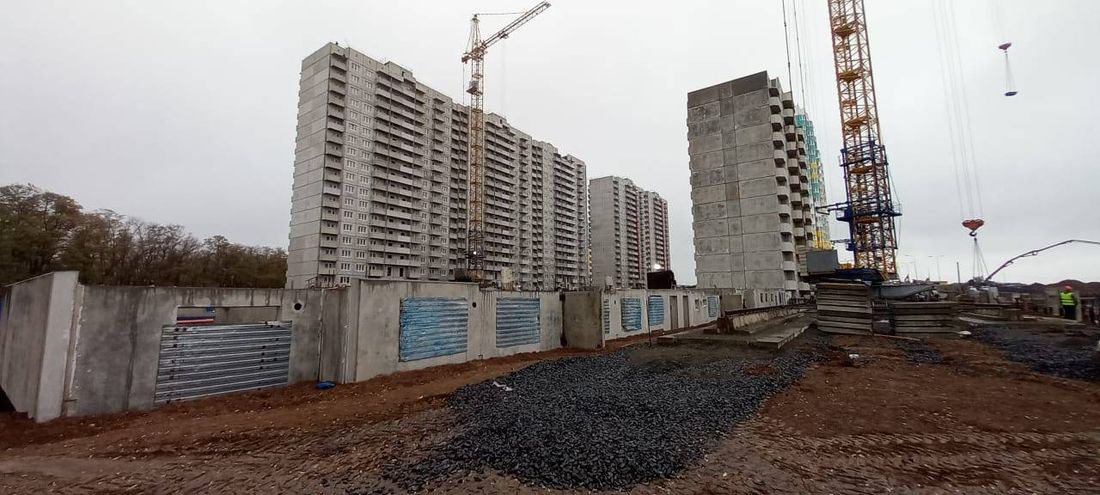Ход строительства ЖК «Суворовский» за Октябрь 2022 г., фото №1