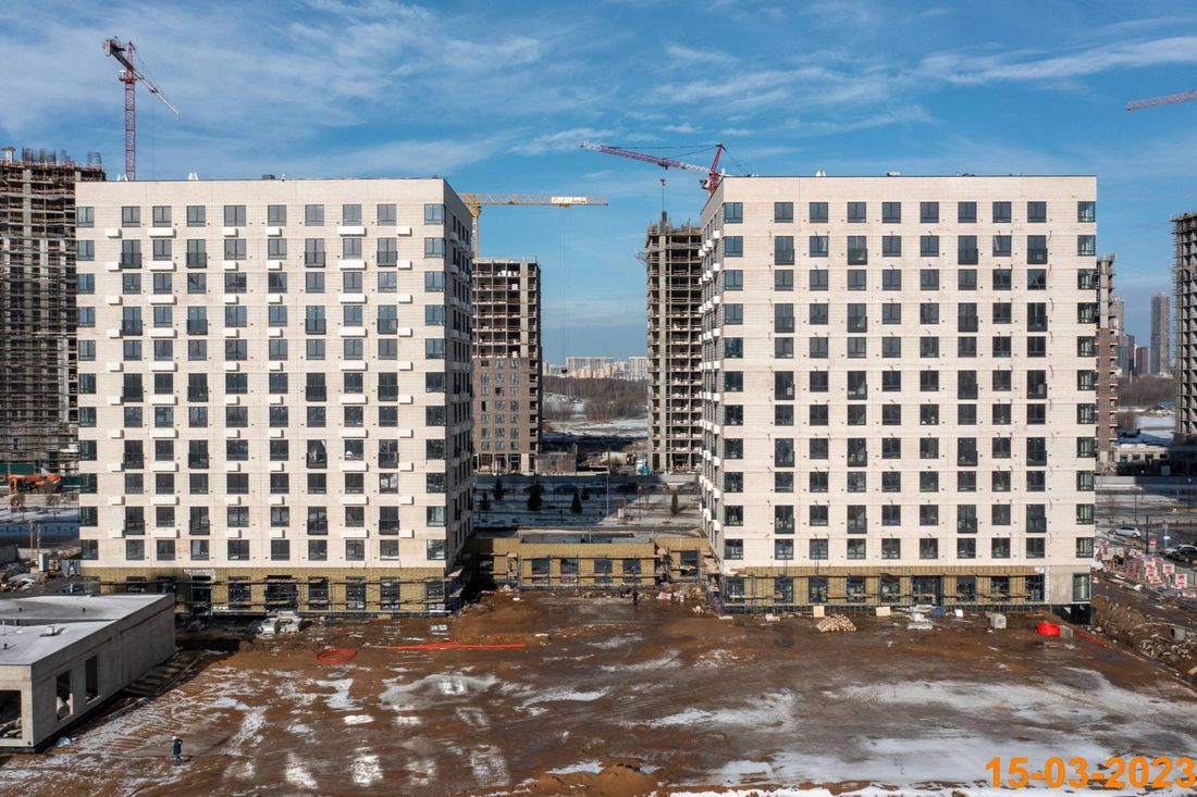 Ход строительства ЖК «Холланд парк» за Март 2023 г., фото №1