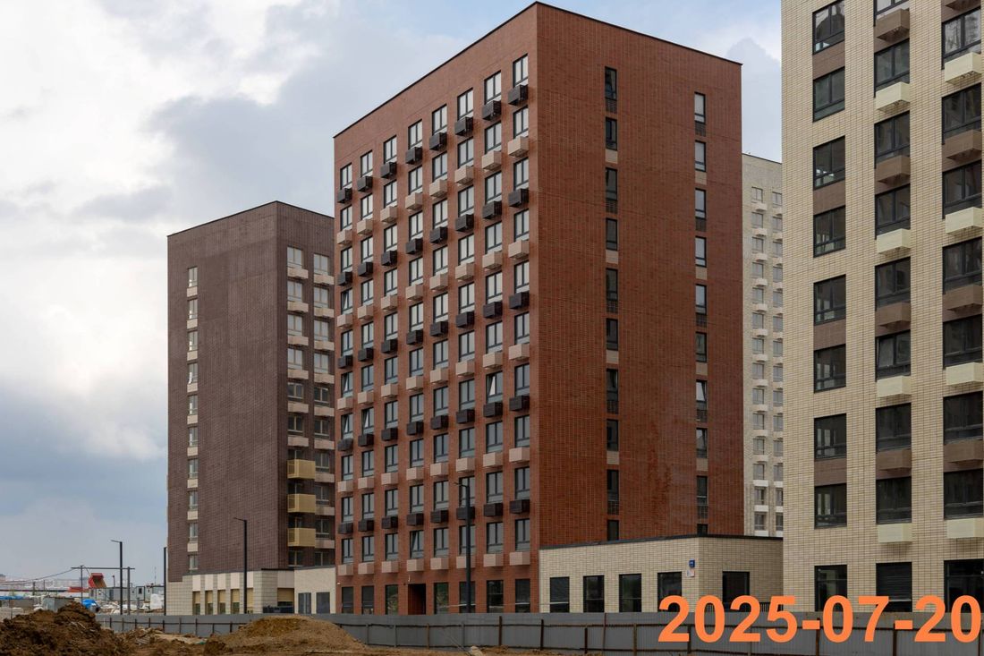 Ход строительства ЖК «Никольские луга» за Июль 2025 г., фото №1
