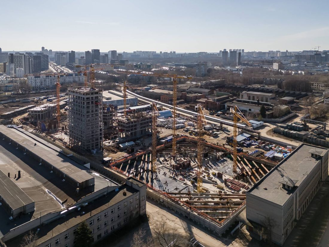 Ход строительства ЖК «Ситидзен» за Март 2025 г., фото №1