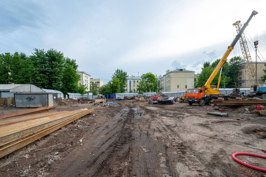 Ход строительства ЖК «Левел Бауманская» за Май 2023 г., фото №1