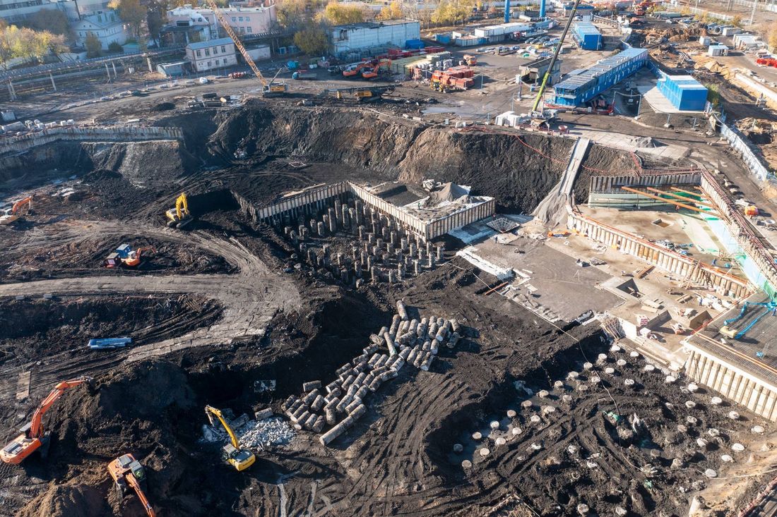 Ход строительства ЖК «Ривер Парк Кутузовский» за Октябрь 2022 г., фото №1