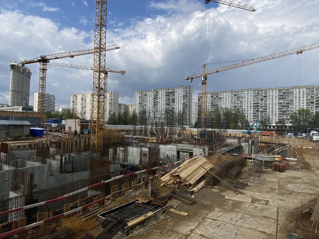 Ход строительства ЖК «Наметкин Тауэр» за Май 2023 г., фото №1