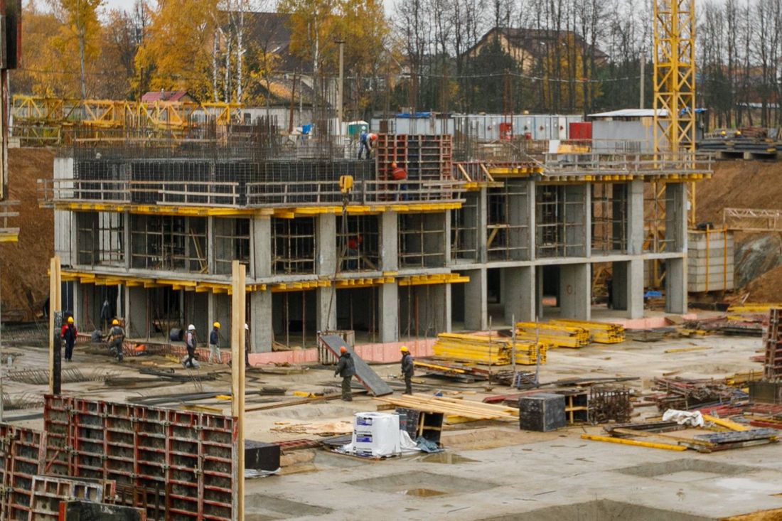 Ход строительства ЖК «Южные сады» за Октябрь 2021 г., фото №1