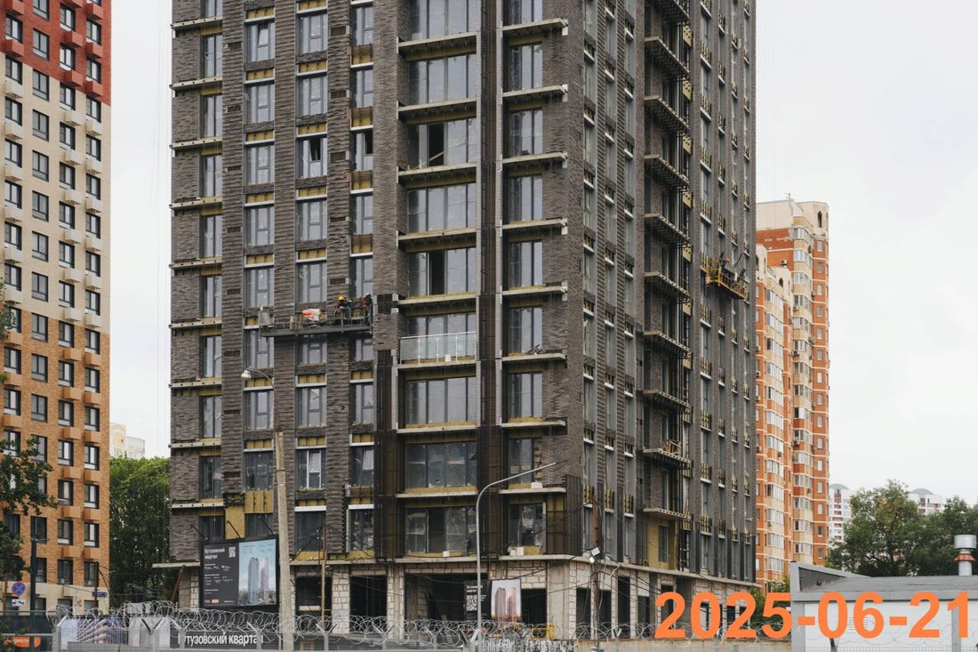 Ход строительства ЖК «Кутузовский квартал» за Июнь 2025 г., фото №1