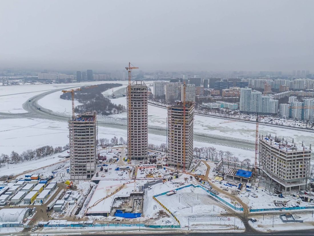 Ход строительства ЖК «Дрим Рива» за Январь 2026 г., фото №1