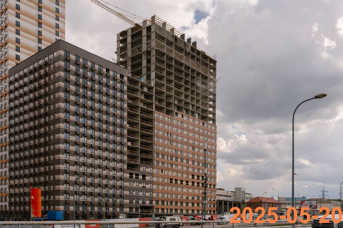 Ход строительства ЖК «Сигнальный 16» за Май 2025 г., фото №1