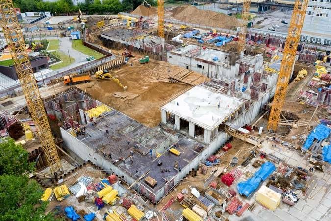 Ход строительства ЖК «Волжский парк» за Июль 2020 г., фото №1