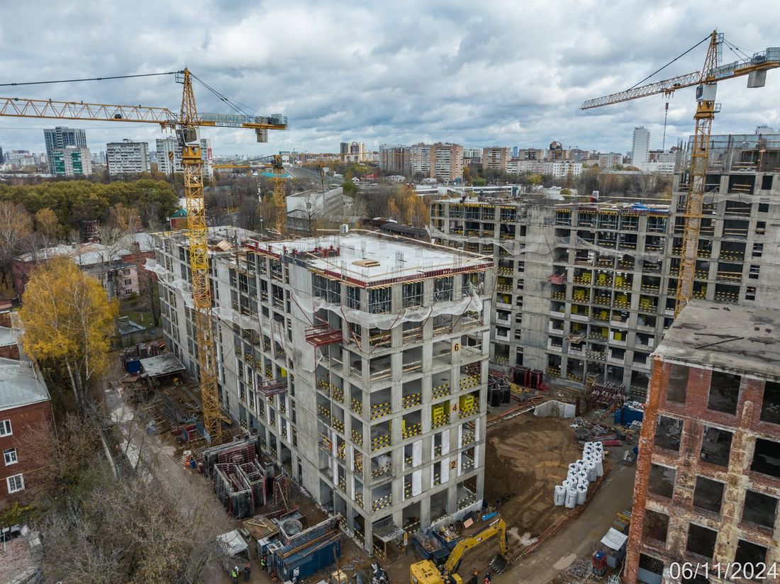 Ход строительства ЖК «Михалковский» за Ноябрь 2024 г., фото №1