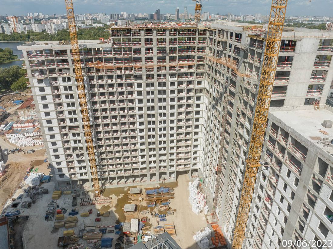 Ход строительства ЖК «Михалковский» за Июнь 2023 г., фото №1