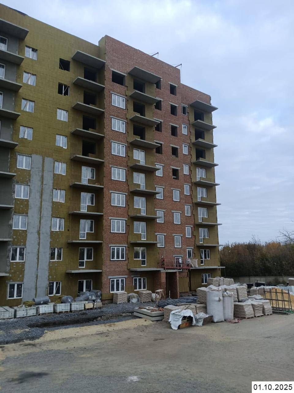 Ход строительства ЖК «Красноярский» за Октябрь 2025 г., фото №1