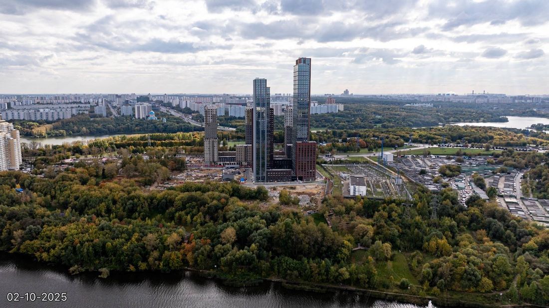 Ход строительства ЖК «Вейв» за Октябрь 2025 г., фото №1