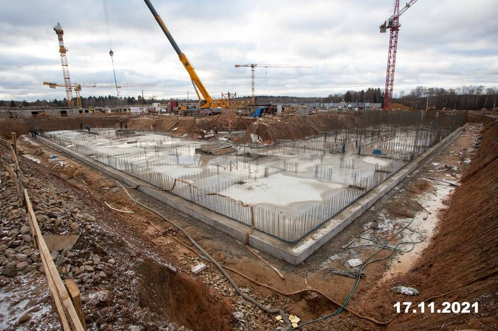 Ход строительства ЖК «Середневский лес» за Ноябрь 2021 г., фото №1