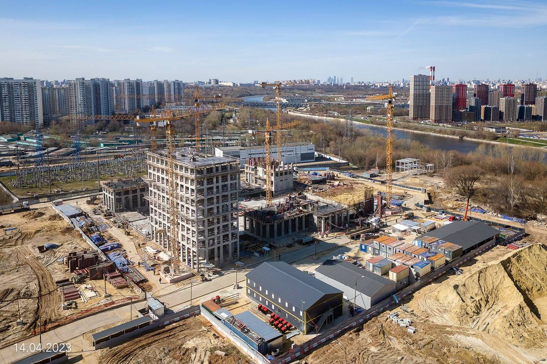 Ход строительства ЖК «Вейв» за Апрель 2023 г., фото №1