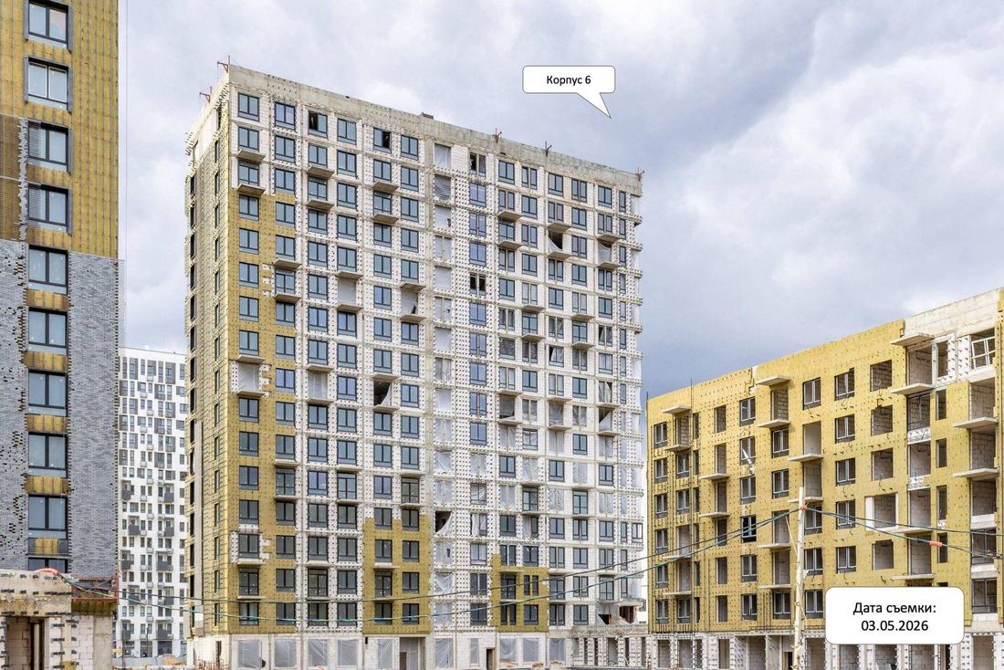 Ход строительства ЖК «Молжаниново» за Май 2026 г., фото №1