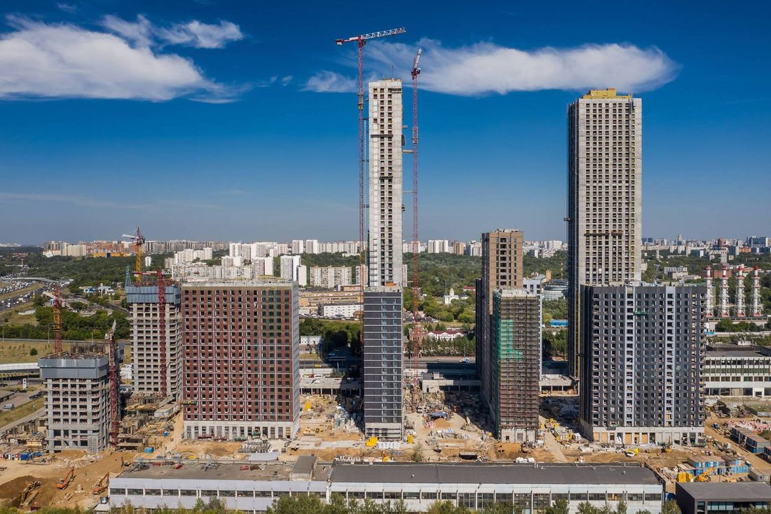 Ход строительства ЖК «Сити Бэй» за Август 2022 г., фото №1