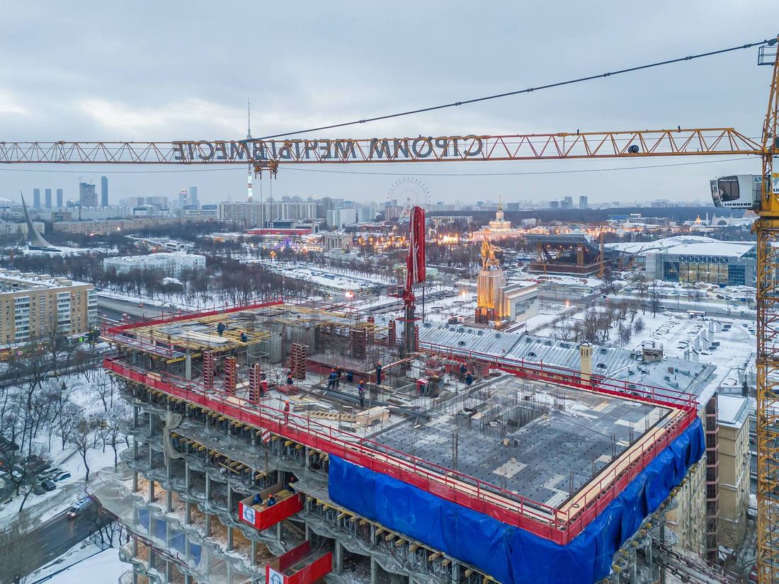 Ход строительства ЖК «Дом премиум-класса МИРА» за Февраль 2026 г., фото №1
