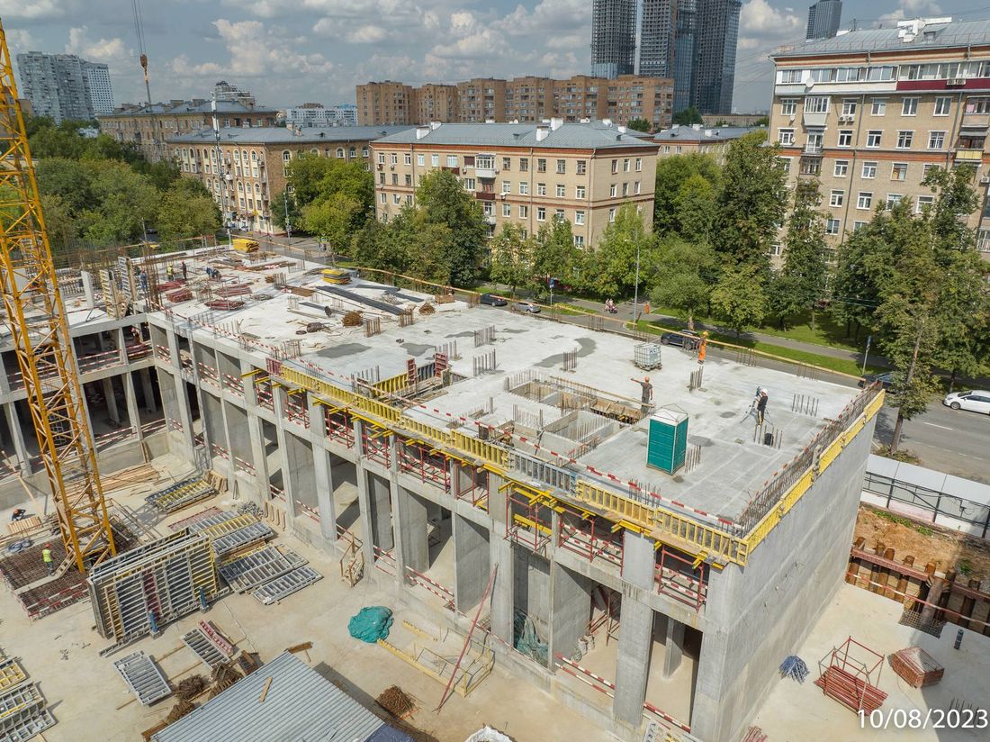 Ход строительства ЖК «Петровский парк II» за Август 2023 г., фото №1